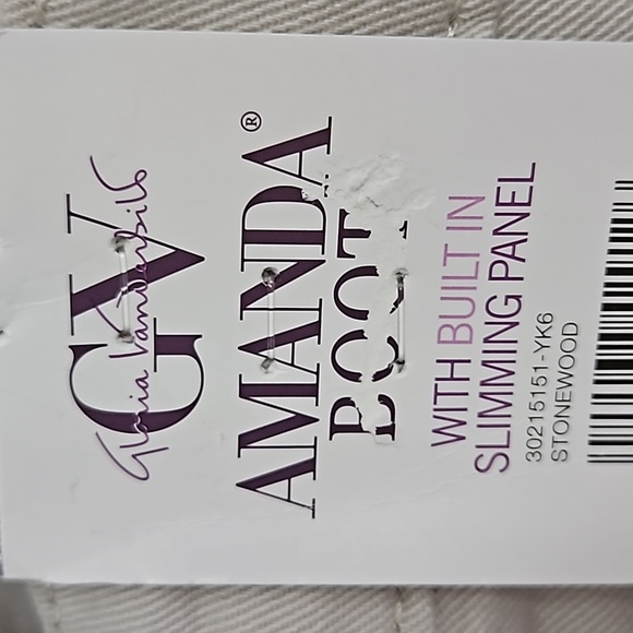 Gloria Vanderbilt Amanda bootcut jeans-stonewood-16 short - Picture 3 of 9